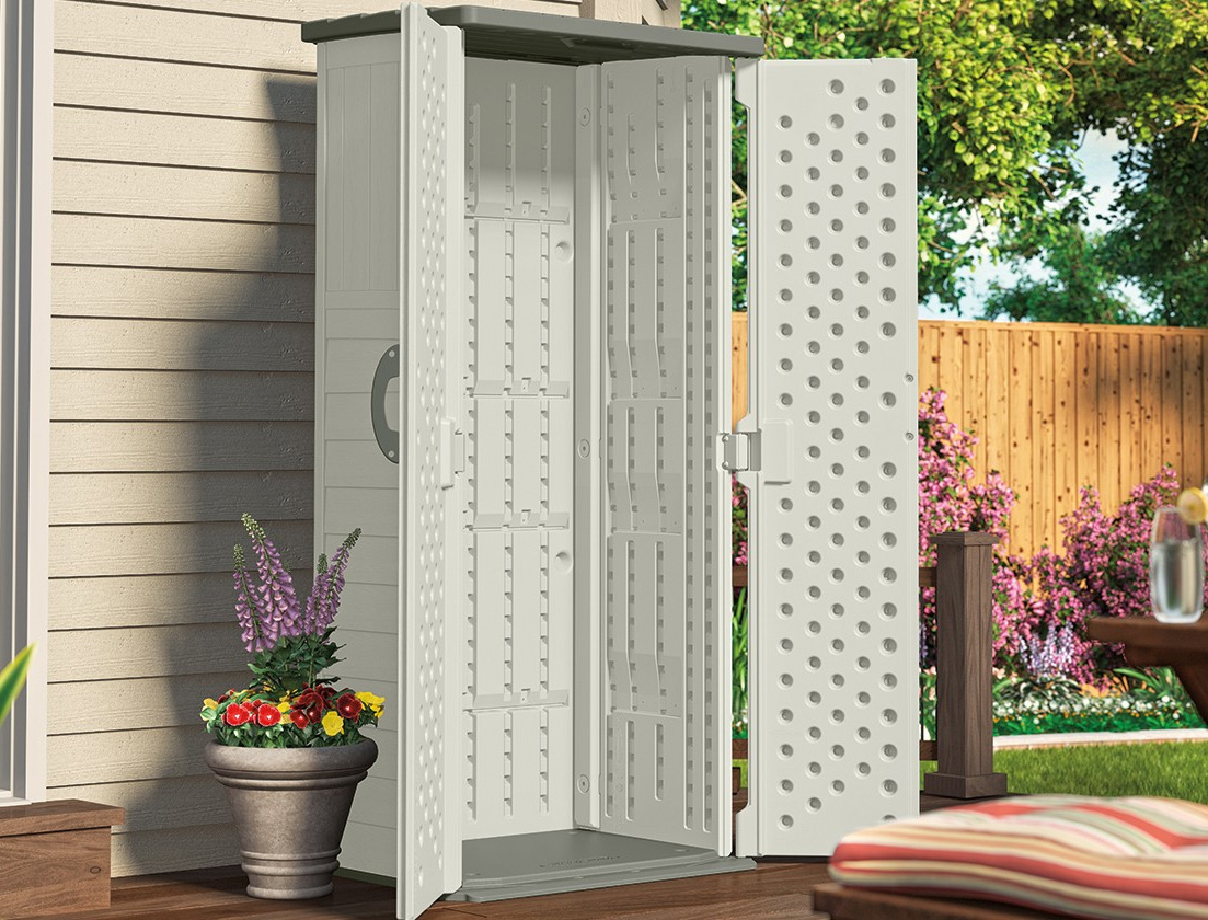 SUNCAST VERTICAL SHED [MBMS1250] - $473.75 : LANDERA, Outdoor storage ...