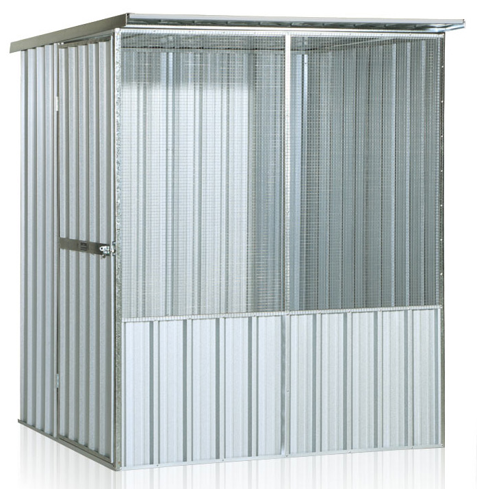 Pet Shelter 1.53 x 1.53m Zinc