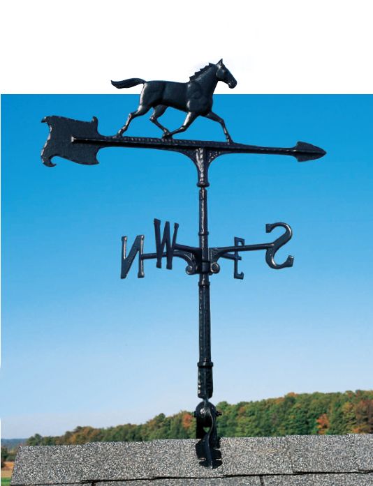 WEATHER VANE HORSE [WV4A74] 89.00 LANDERA, Outdoor storage and
