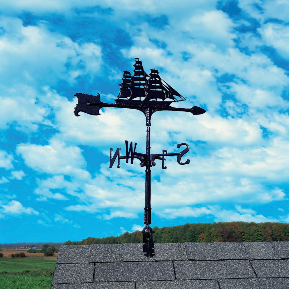 WEATHER VANE SAILING SHIP [WV4A10] 99.00 LANDERA, Outdoor