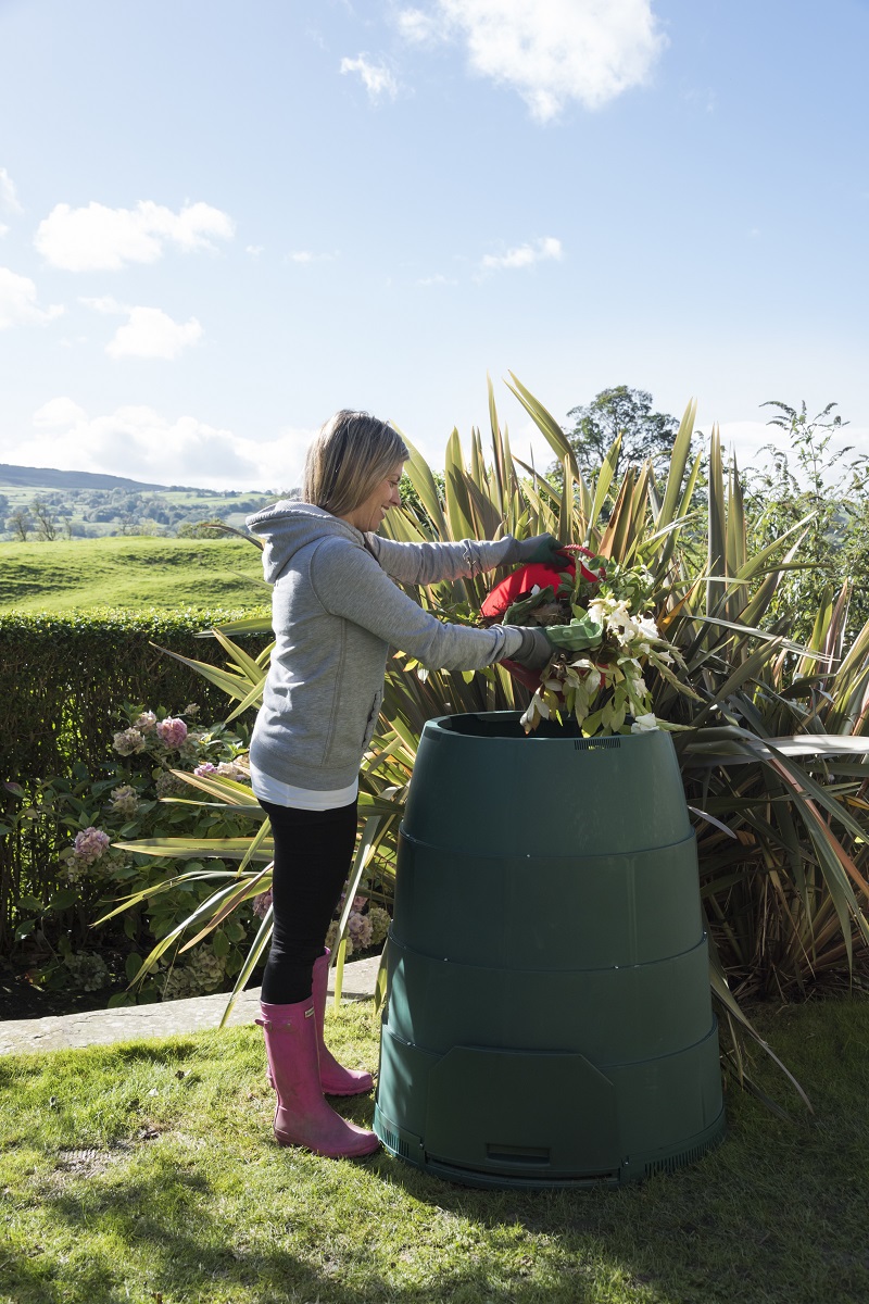 Green Johanna Outdoor Compost Bin