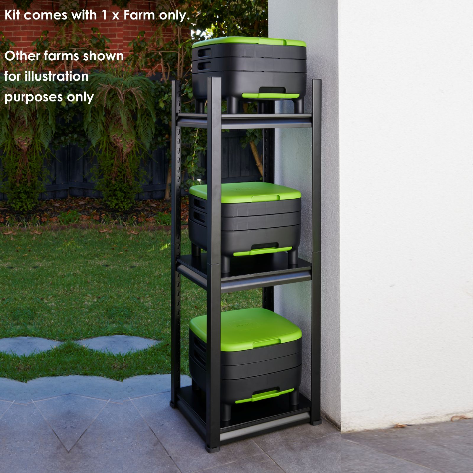 MAZE Worm Farm with 3 Shelf Kit & 1000 (approx)