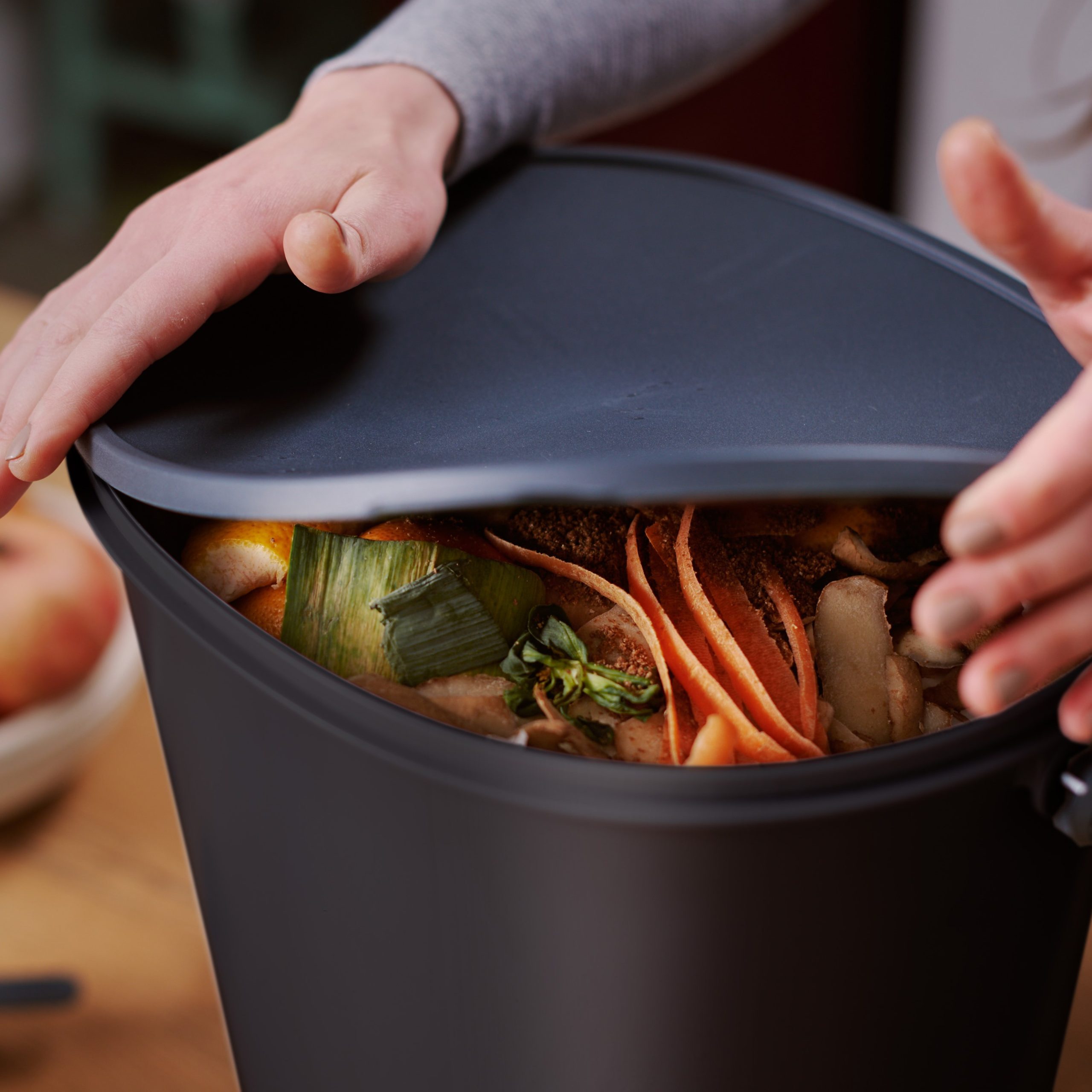 Compostiera Bokashi Organko Essential - 2 Secchi Da 15.3L + Attivatore EM-1, Nero - Foto 10