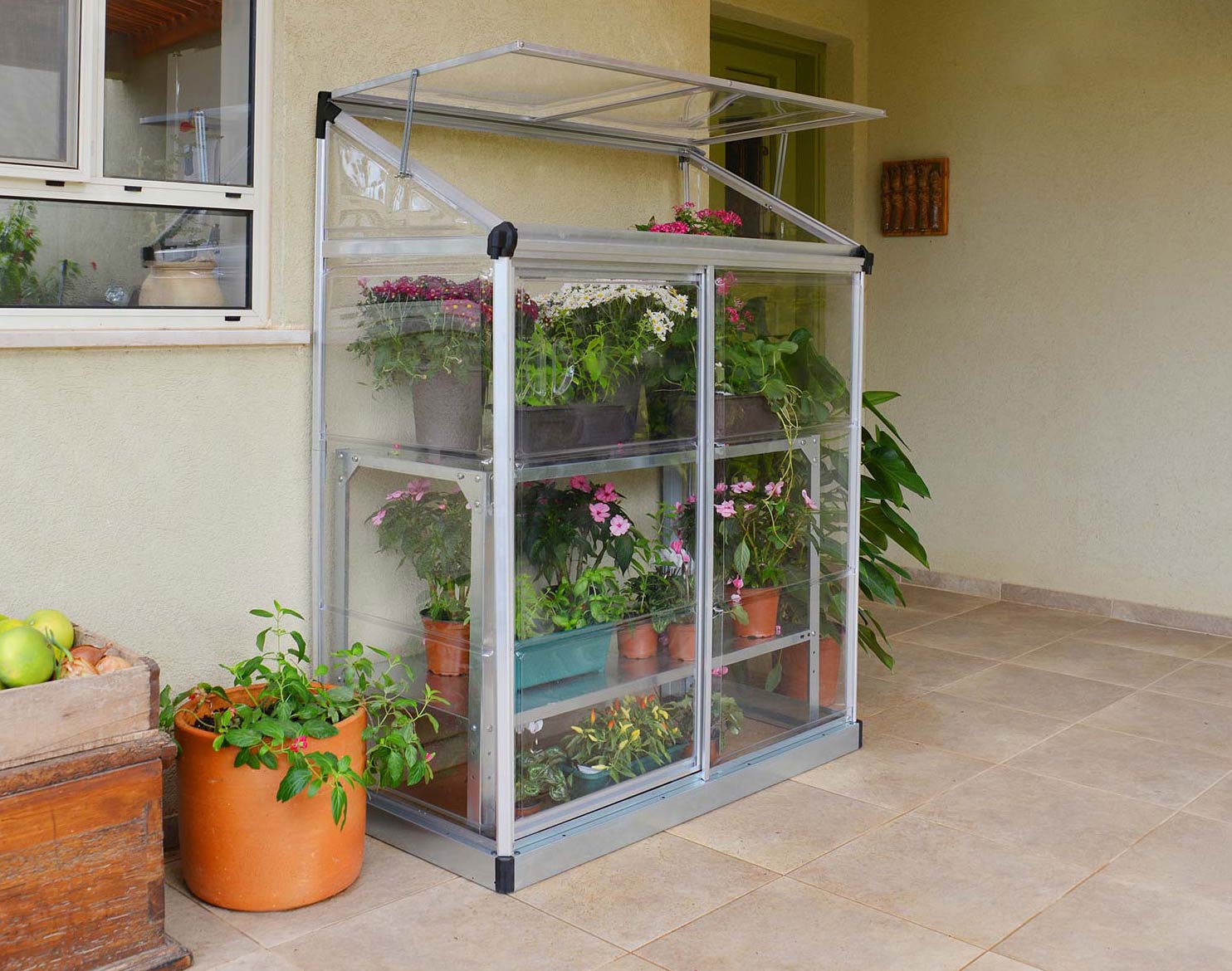 SILVERLINE MAZE LEAN-TO MINI GREENHOUSE
