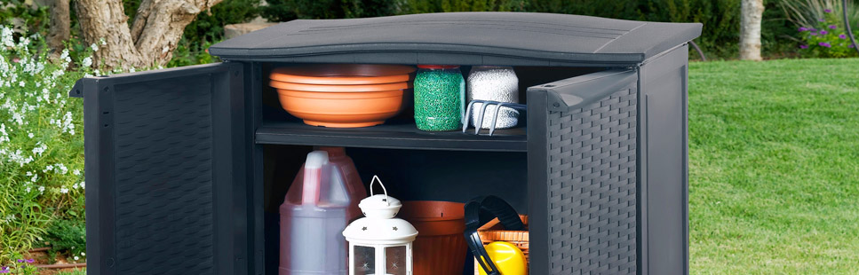 Outdoor storage – space saving ideas make sense