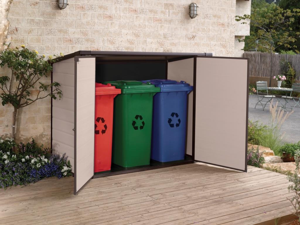 outdoor storage - for everything including the wheelie-bin