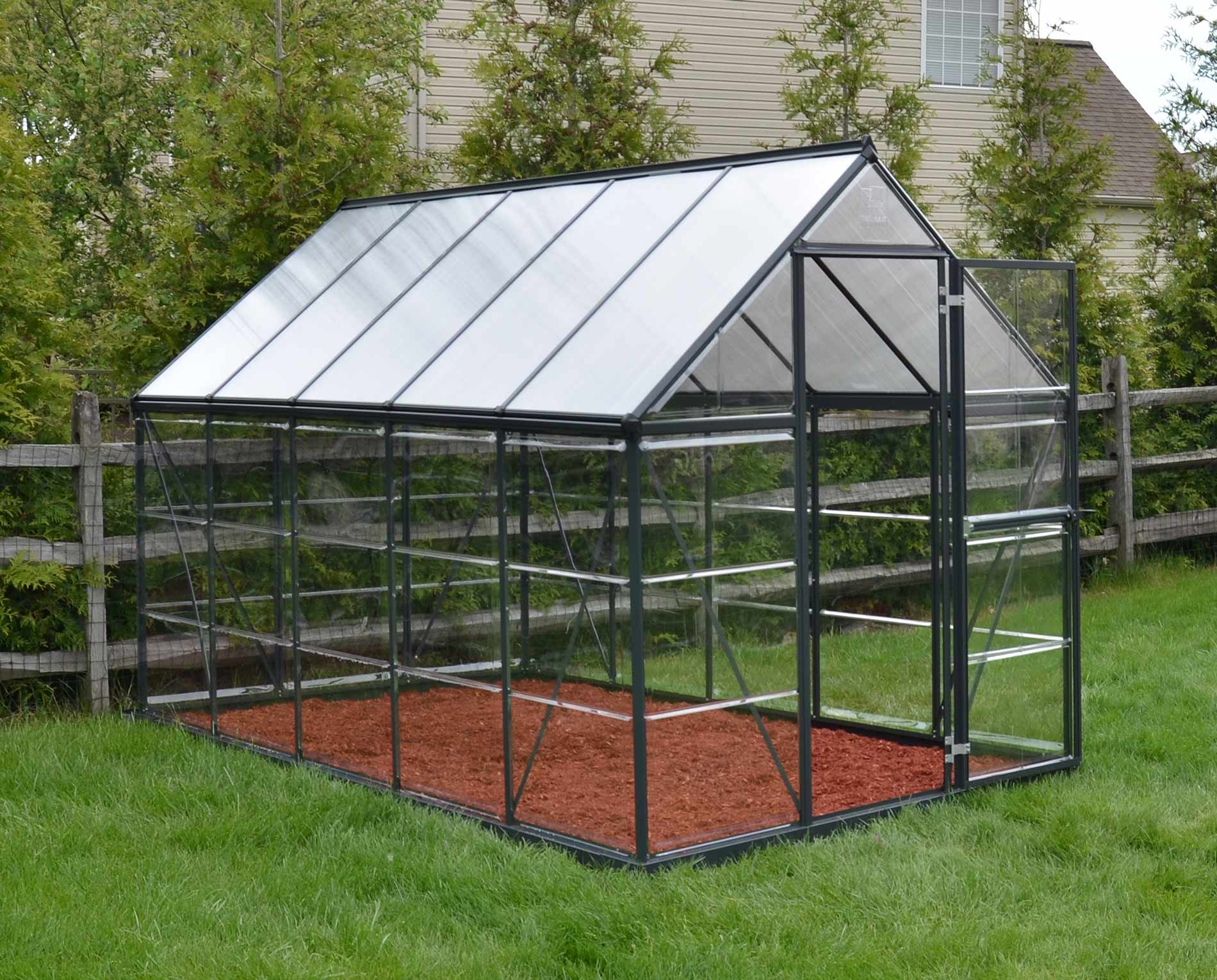 HYBRID 6'x10' GREY GREENHOUSE