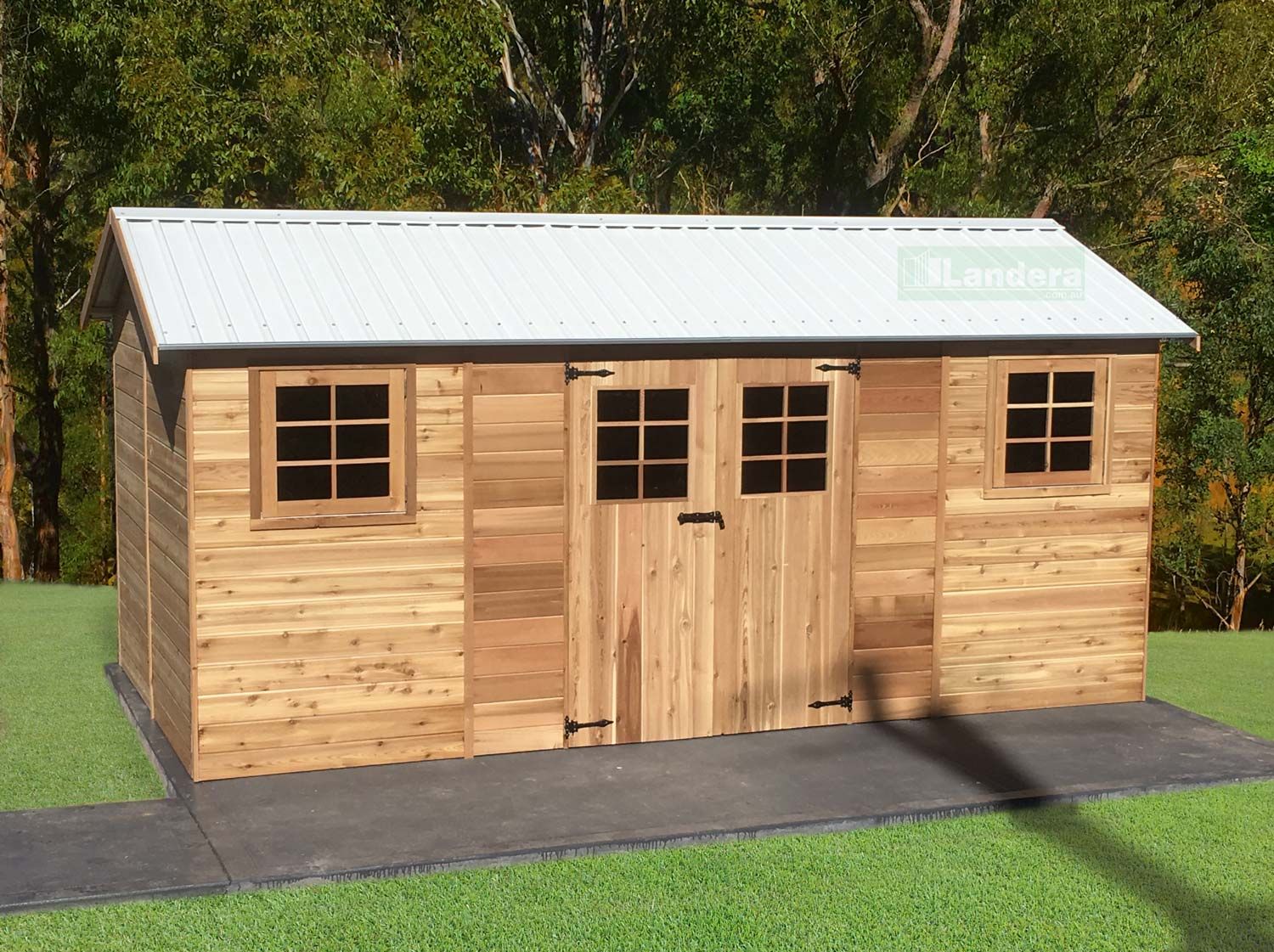 CEDAR SHED HOLLYDEAN 16x8ft 4.8mx2.5m