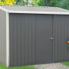 Our heavy duty, steel garden shed