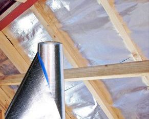 Preinstalled foil lining - walls only