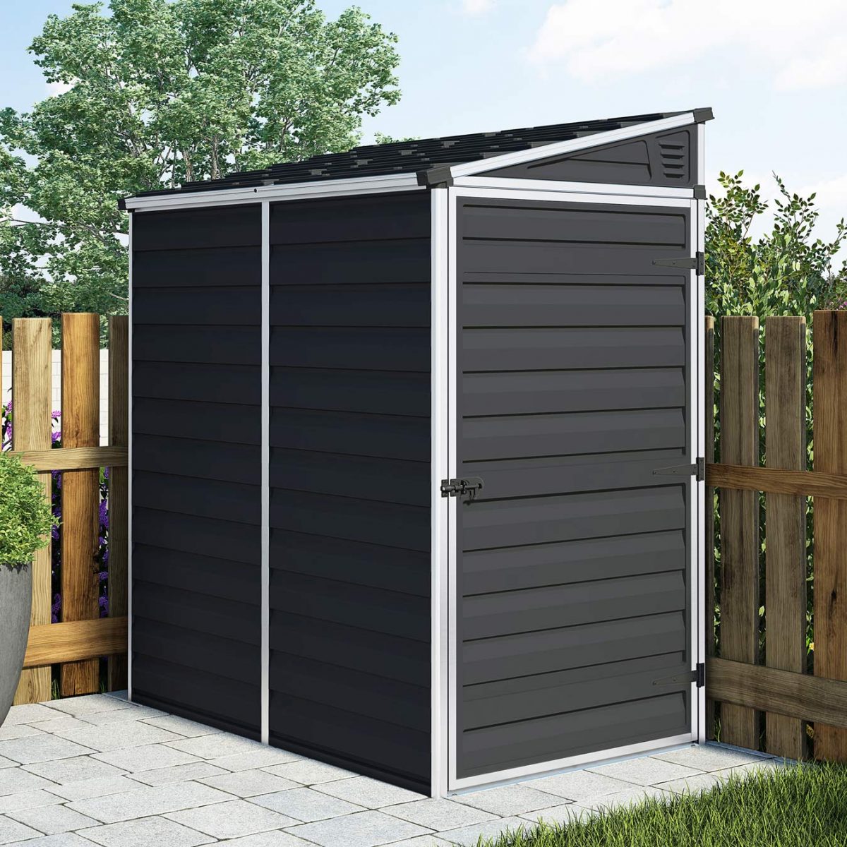 PALRAM SKYLIGHT 4'x6' PENT SHED
