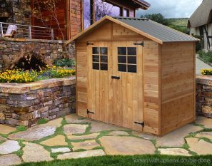 CEDAR SHED WATTLE 8x4ft - 2.5mx1.2m