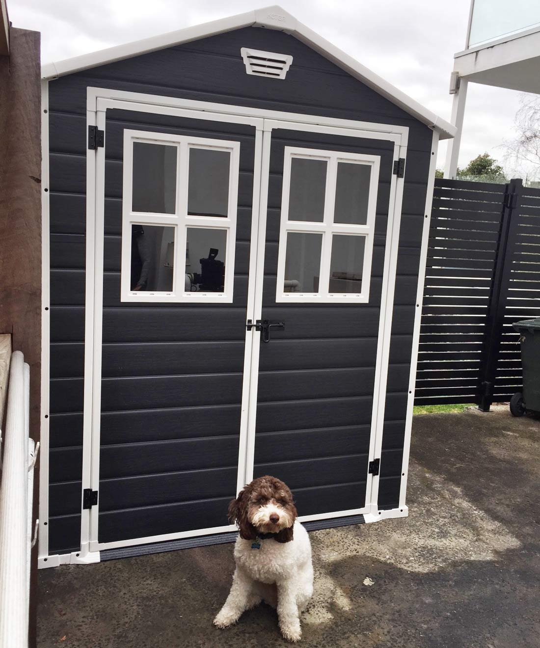 KETER MANOR 6'x8' GARDEN SHED 1.9x2.4m