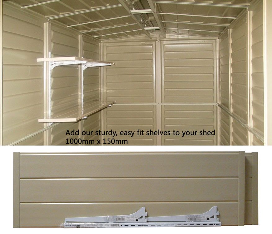 2x Duramax Shelves 1mx.3m