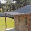 Verandah, roof & posts 4.5mx1.2m