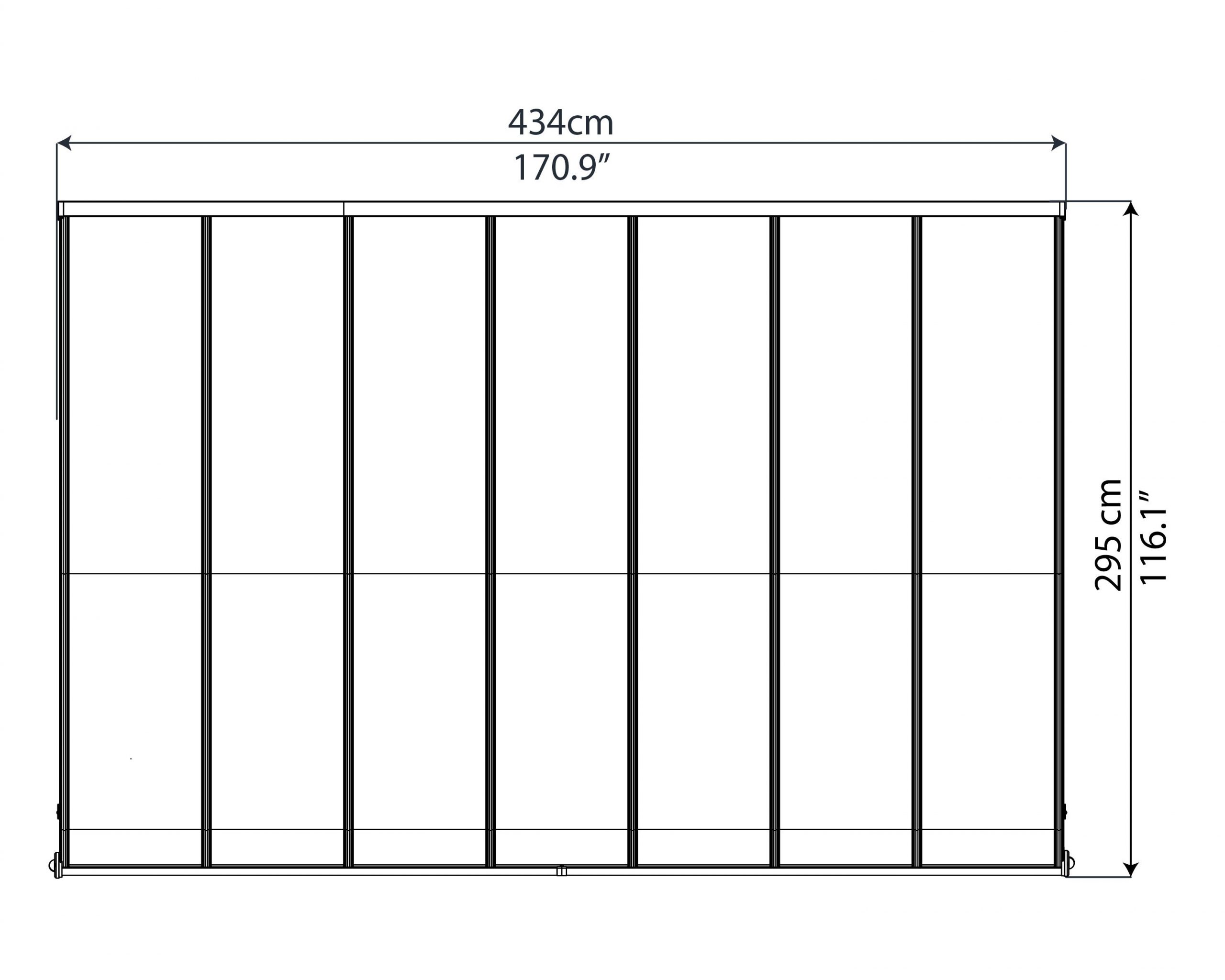 JOYA 3m x 4.25m PATIO COVER/SHADE KIT