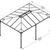 Martinique_5000_Gazebo_Palram_ISOView