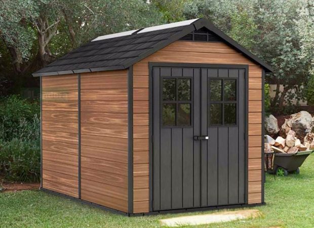 keter newton 7511 garden shed 7.5'x11' 2.3mx3.5m +discount