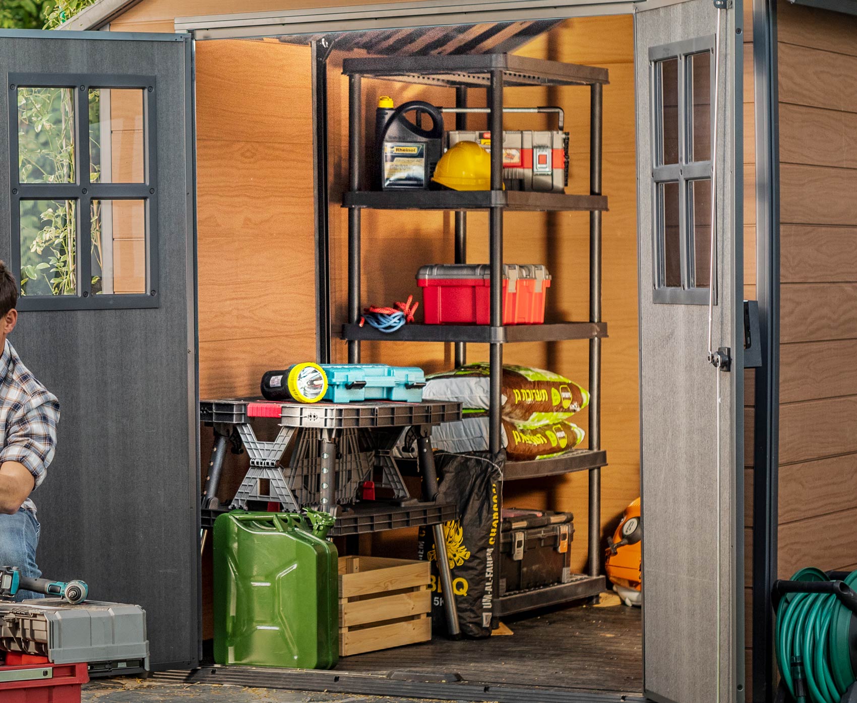 KETER NEWTON 7511 GARDEN SHED 7.5'x11' 2.3mx3.5m +Discount