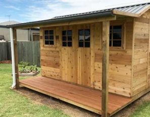 6m Lean-To - 1.15m Wide with deck