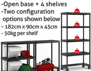 Keter Tribac 5 Shelf Rack