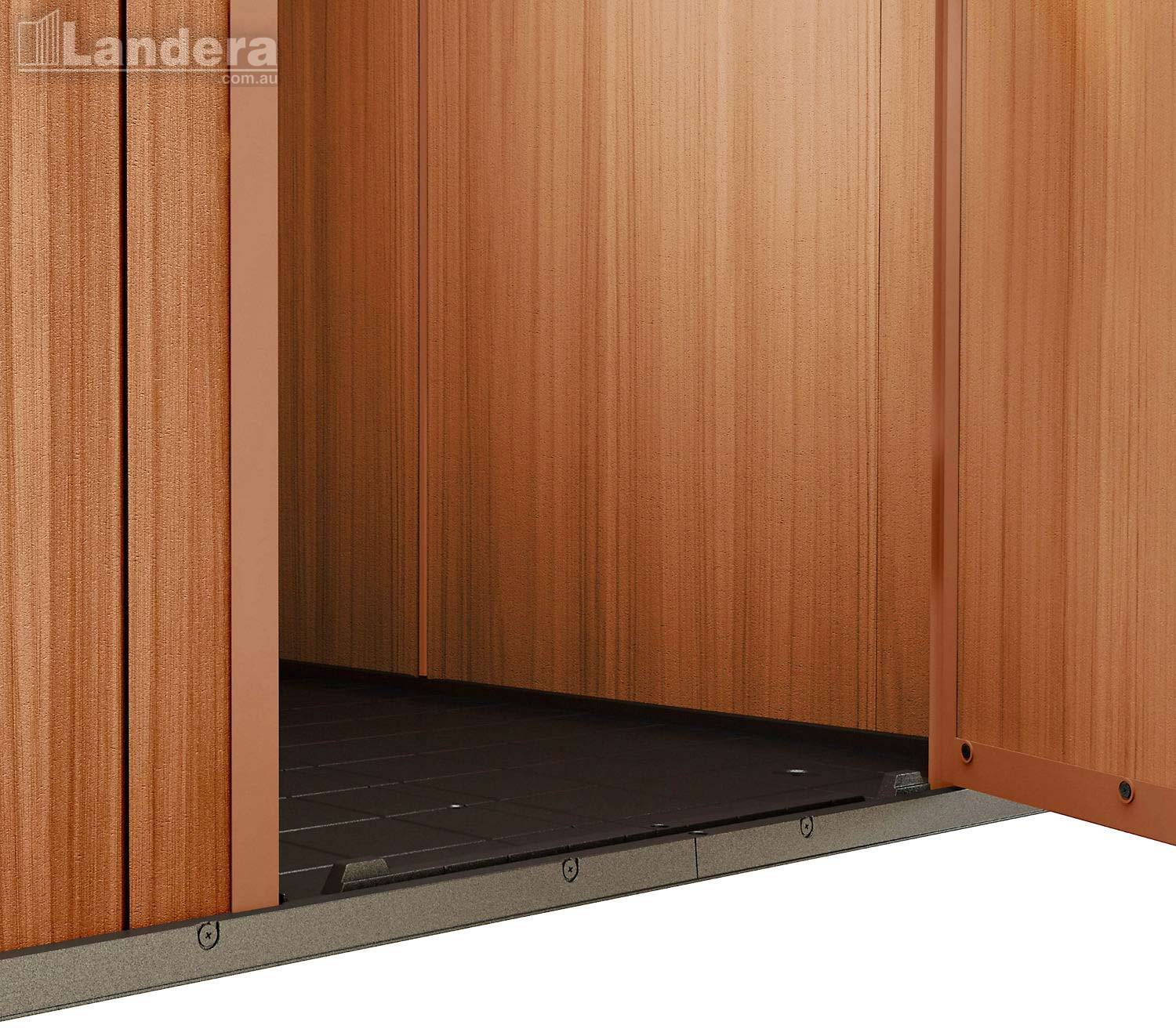 KETER DARWIN 4'x6' GARDEN SHED BROWN 1.3mx1.8m