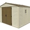 DURAMAX WOODBRIDGE 10.5’x10.5′ GARDEN SHED 3.2m x 3.2m