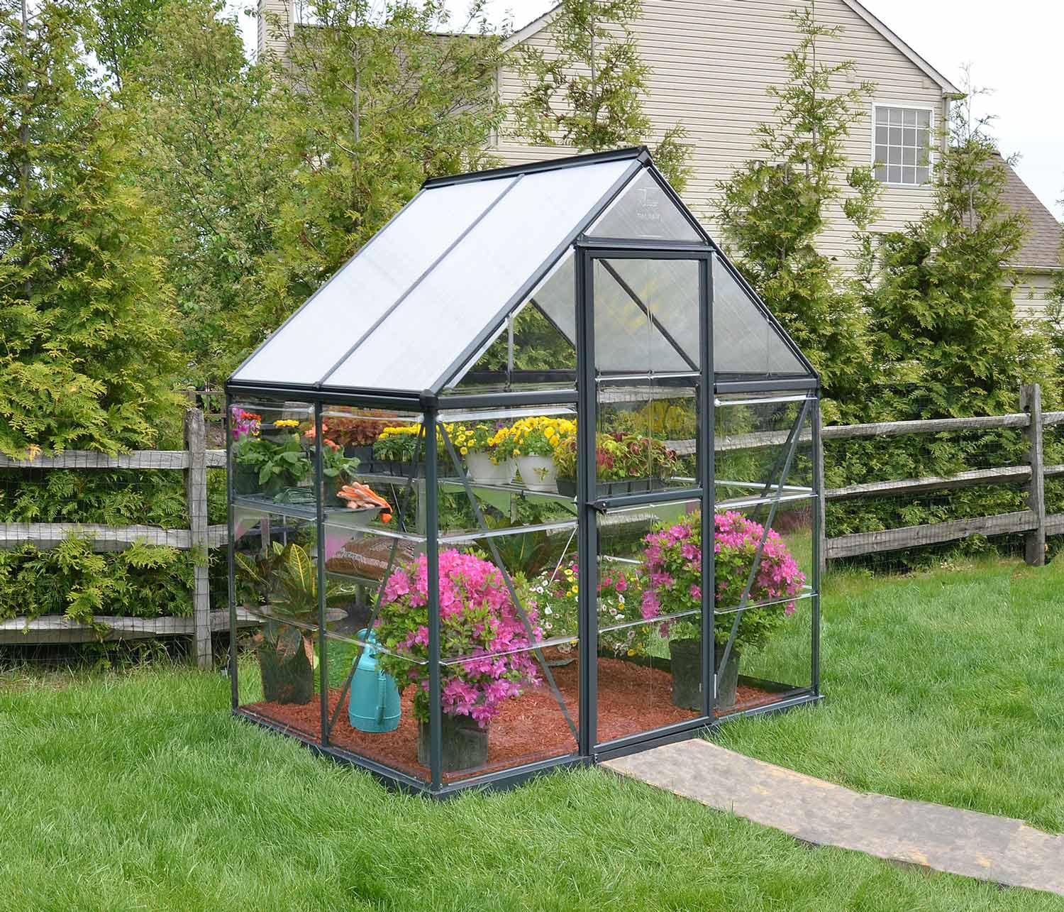 HYBRID 6'x4' GREY GREENHOUSE