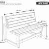 Convertible-bench-sizes