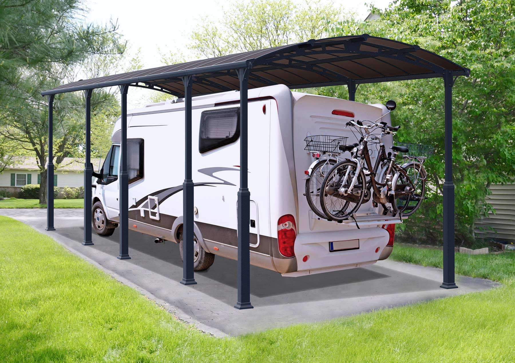 ARCADIA ALPINE 10600 CARAVAN CARPORT 10.6mx3.6m
