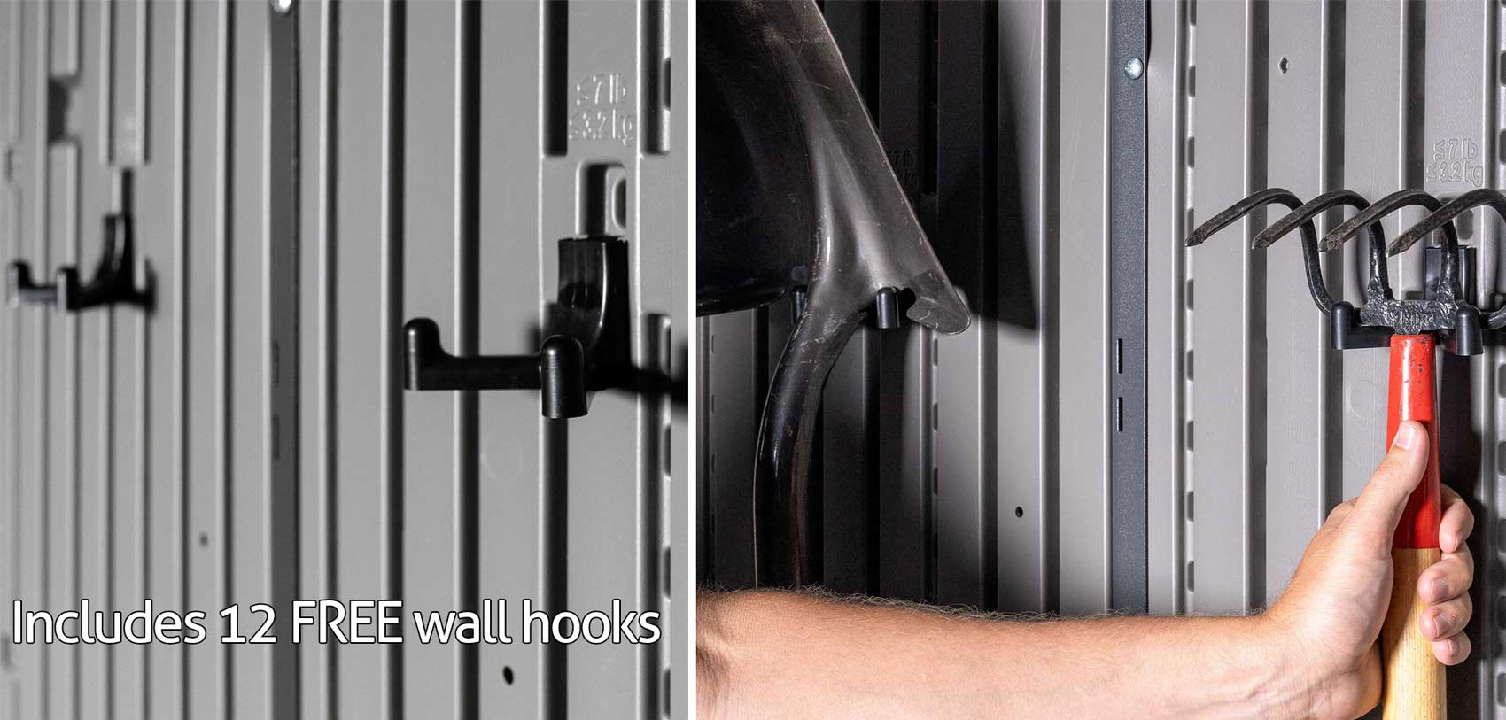 LIFETIME 15'x8' GARDEN SHED 4.6mx2.4m