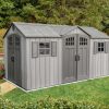 LIFETIME 15’x8′ GARDEN SHED 4.6mx2.4m