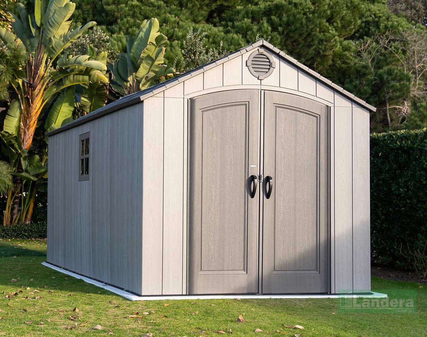 LIFETIME 8' x 15' GARDEN SHED 2.4mx4.6m