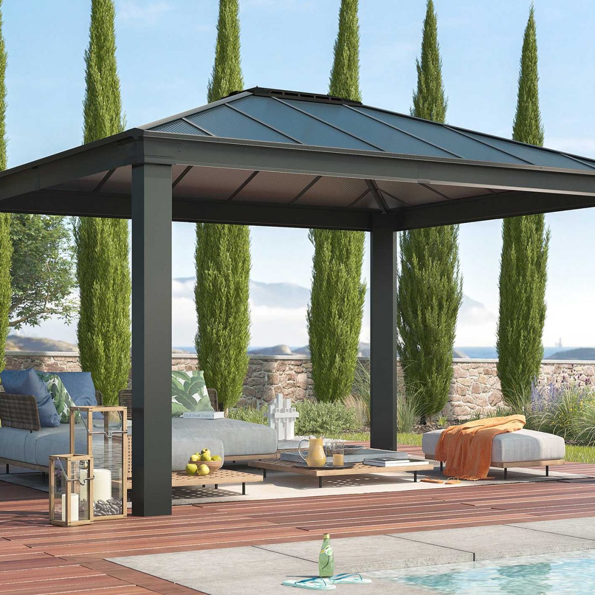 DALLAS 4300 GAZEBO 4.3mx4.3m