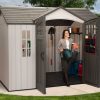 LIFETIME 10′ x 8′ GARDEN SHED 3mx2.4m