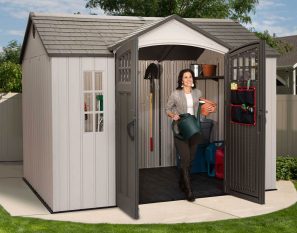 LIFETIME 10' x 8' GARDEN SHED 3mx2.4m