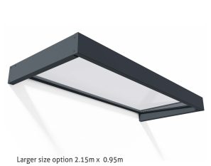 Large 2.15m x 0.95m Frosted