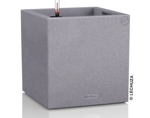 CANTO COLOR CUBE 30 Self Watering Planter - Stone Gray