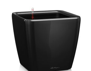 QUADRO LS 35 Self Watering Pot - High Gloss Black