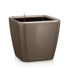 QUADRO LS 43 Self Watering Pot – High Gloss Taupe