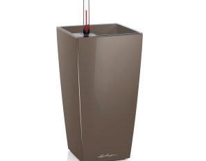 RONDO 40 Self Watering Pot - High Gloss Taupe
