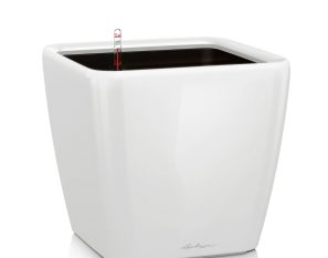 QUADRO LS 28 Self Watering Pot - High Gloss White