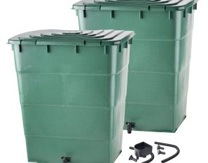 300lt MINItank x 2 +Diverter & Linking Kits