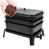 Black-3-Tier-Worm-Farm-With-1000-worms_Main-Image.png