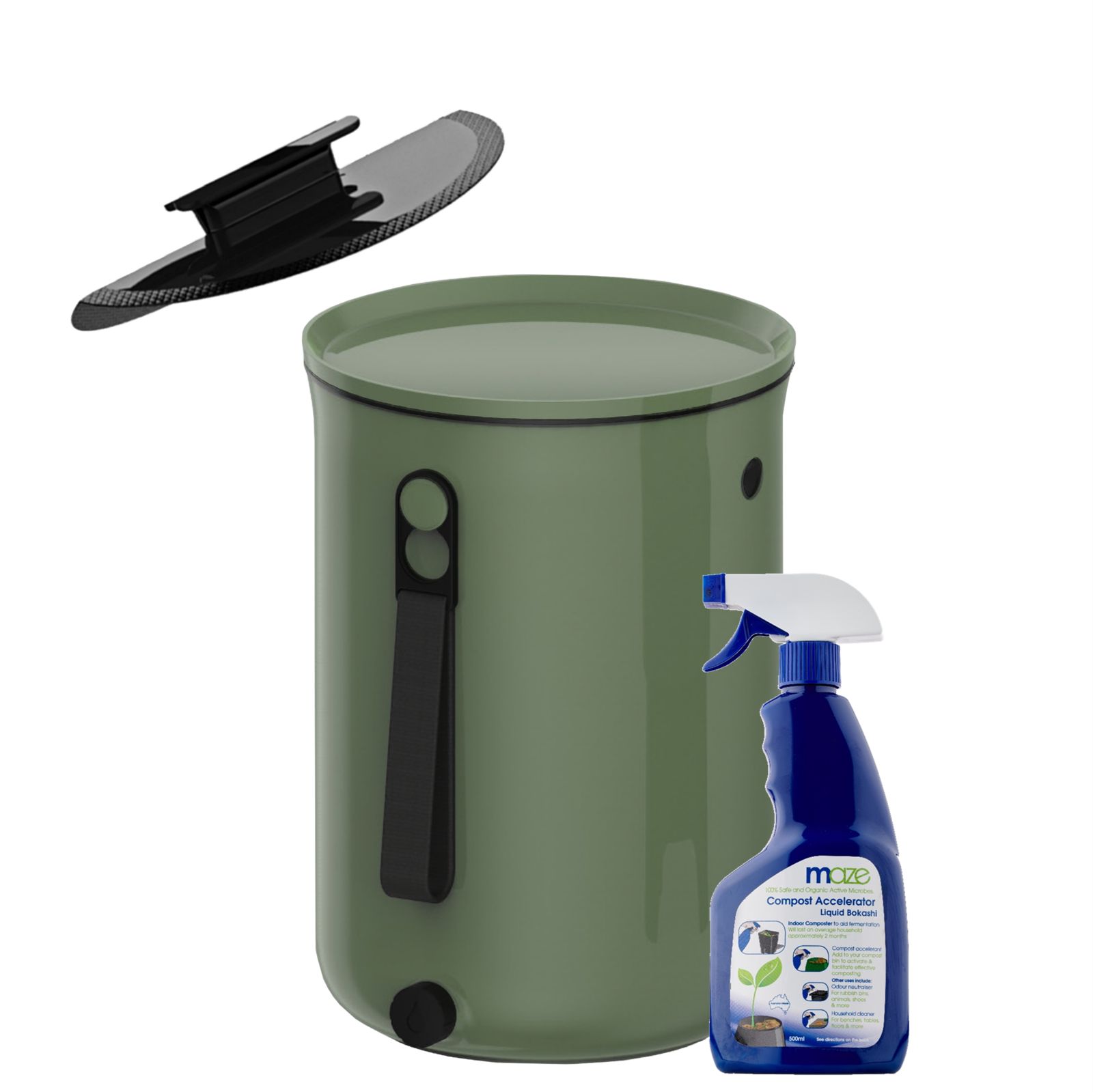 Skaza 9.6L Bokashi Organko 2 Composter – Olive