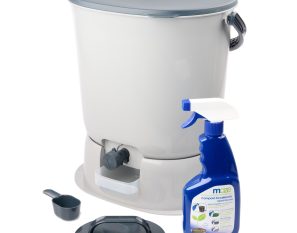 Skaza 15.3L Bokashi Organko Essential with Base - Grey