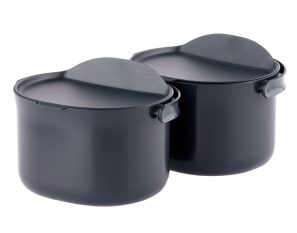 Skaza 3.3L Organko Compost Caddy - Pack of 2 - Black