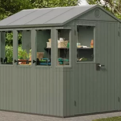 Keter 6'x8' Potting / Grow Shed - Green