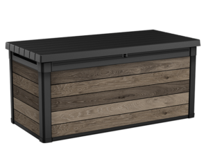Keter Signature 570L Storage Box - Walnut Look