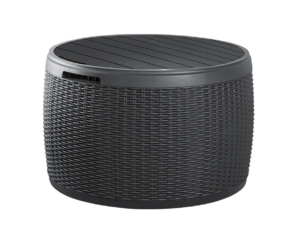 Keter Circa Rattan 140L Storage Box - Grey